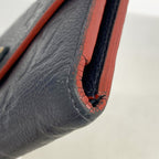 Louis Vuitton Trifold Wallet Monogram Empreinte Portefeuille Victorine Marine — view 5
