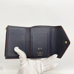 Louis Vuitton Trifold Wallet Monogram Empreinte Portefeuille Victorine Marine — view 3