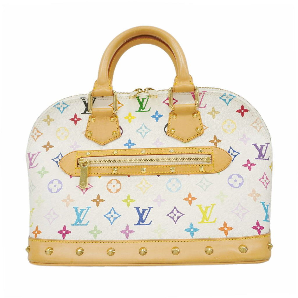 Louis Vuitton Handbag Monogram Multicolor Alma Blanc
