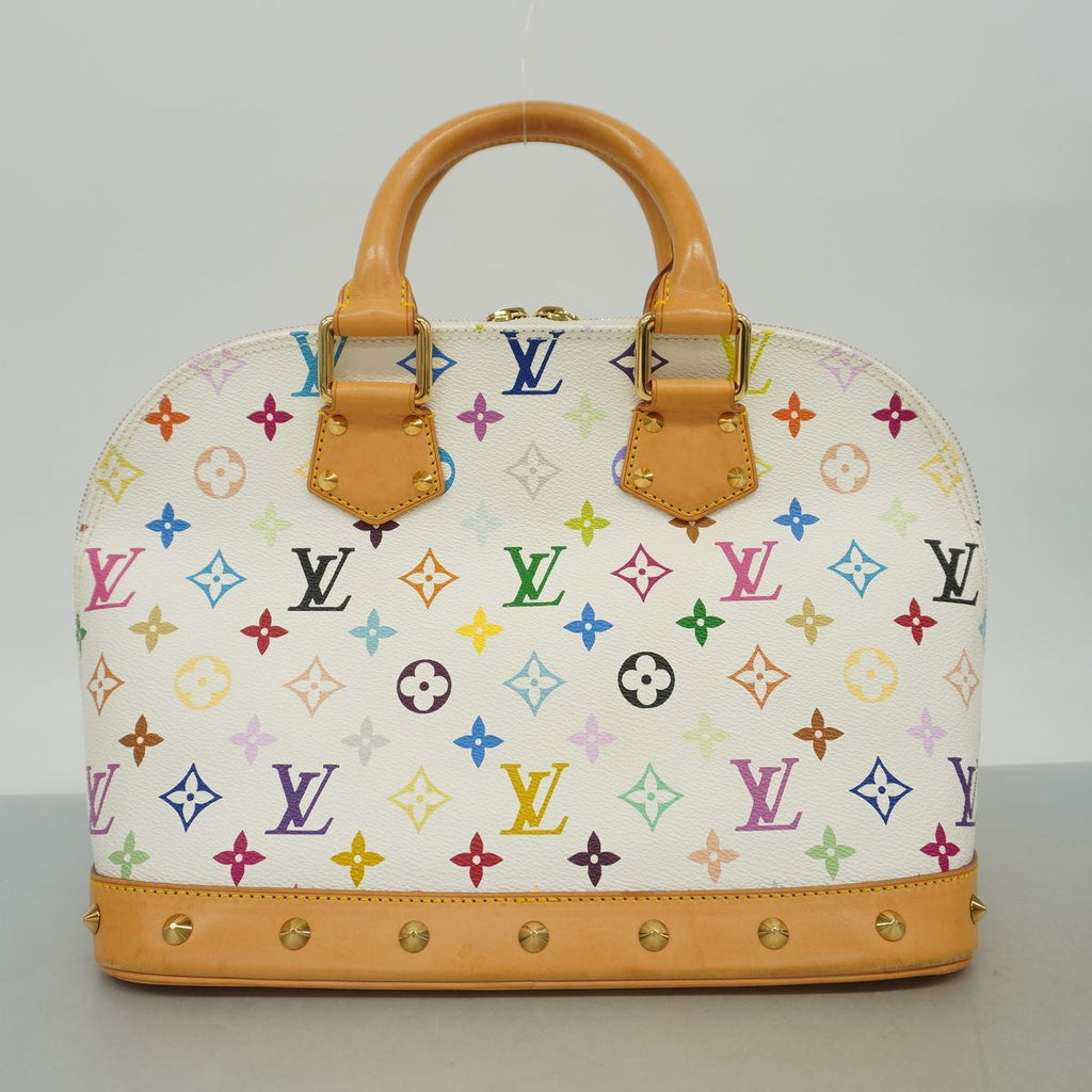 Louis Vuitton Handbag Monogram Multicolor Alma Blanc — view 8