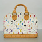 Louis Vuitton Handbag Monogram Multicolor Alma Blanc — view 8