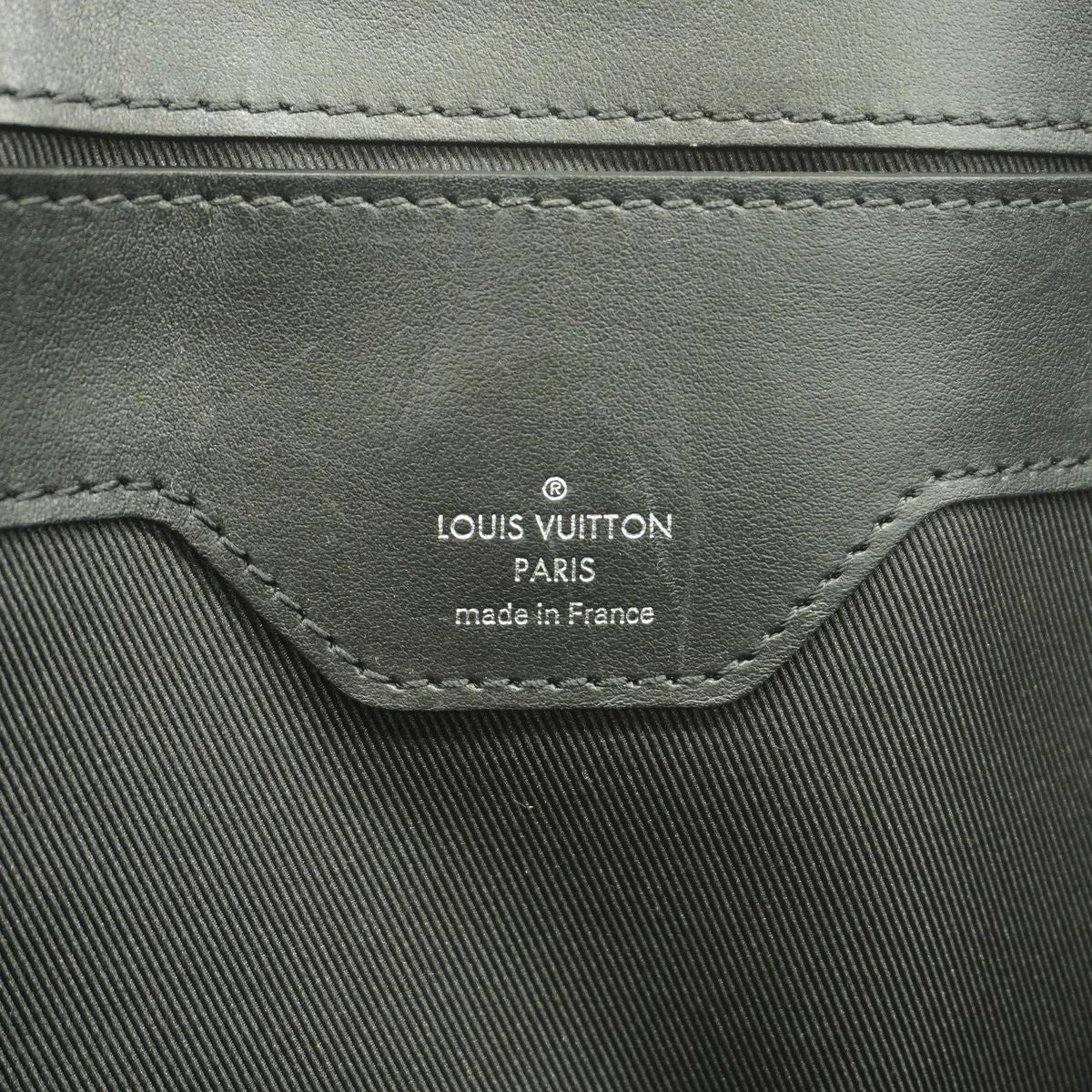 Louis Vuitton Business Bag Monogram Eclipse Grand Sac Black — view 5