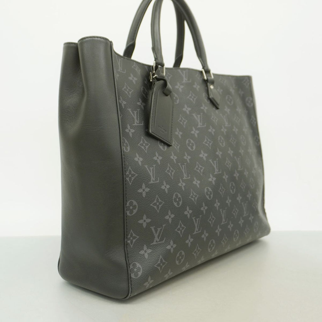 Louis Vuitton Business Bag Monogram Eclipse Grand Sac Black — view 2