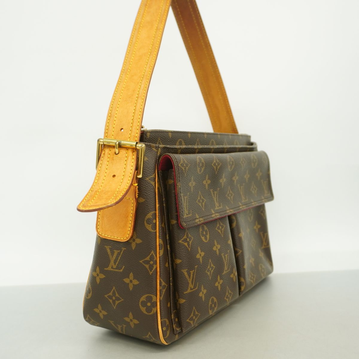 Louis Vuitton Shoulder Bag Monogram Viva-Cite GM Brown — view 2