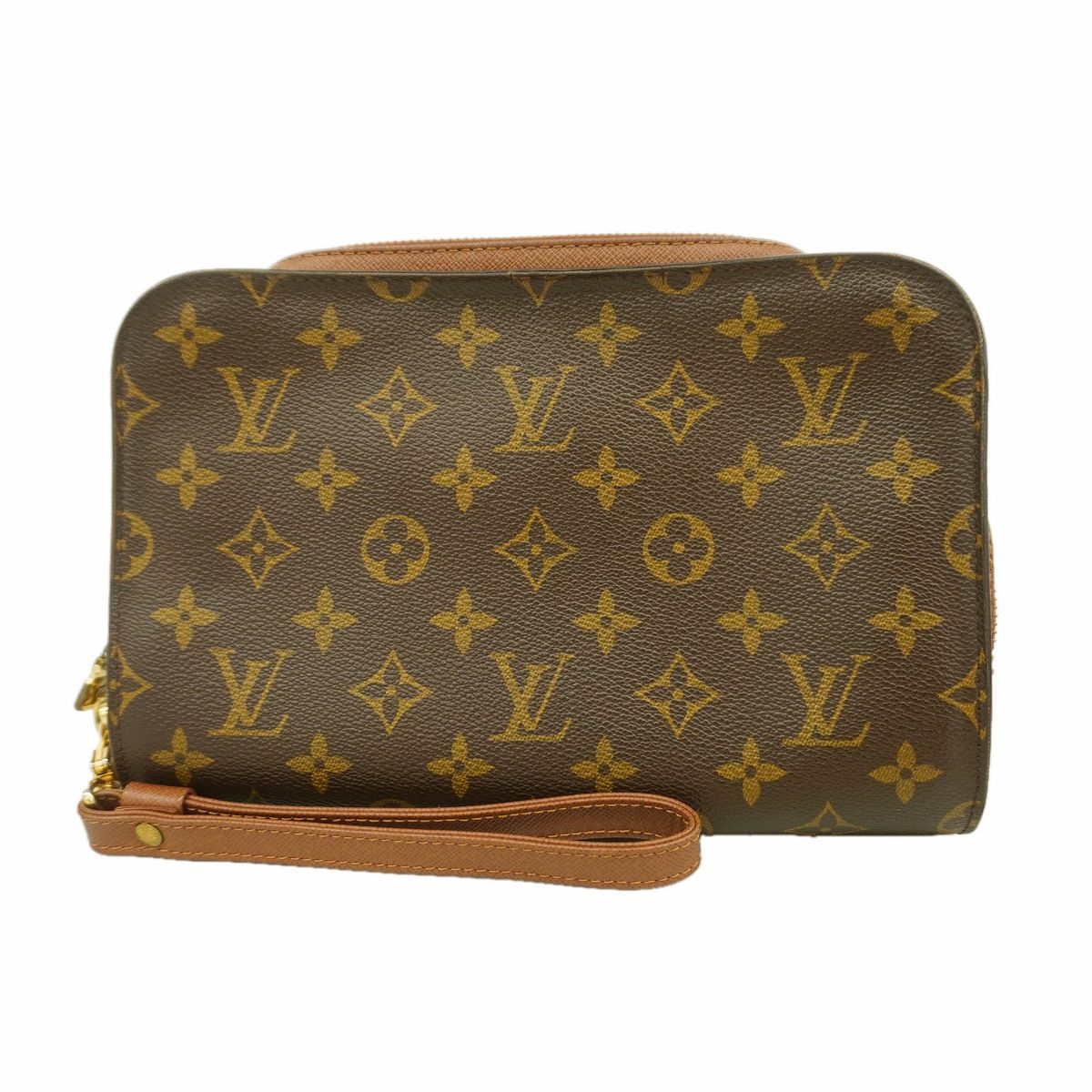 Louis Vuitton Clutch Monogram Orsay Brown