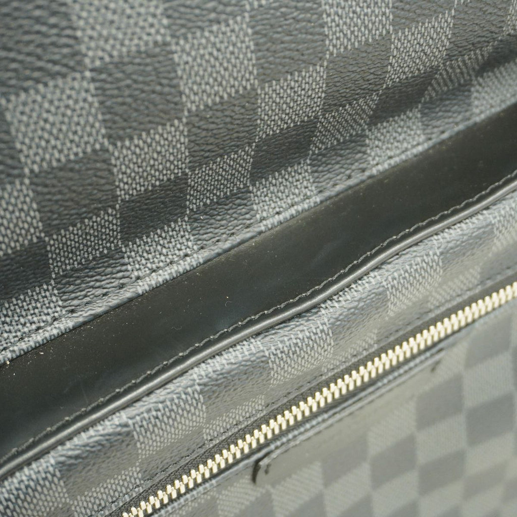 Louis Vuitton Backpack Damier Graphite Josh Black — view 7