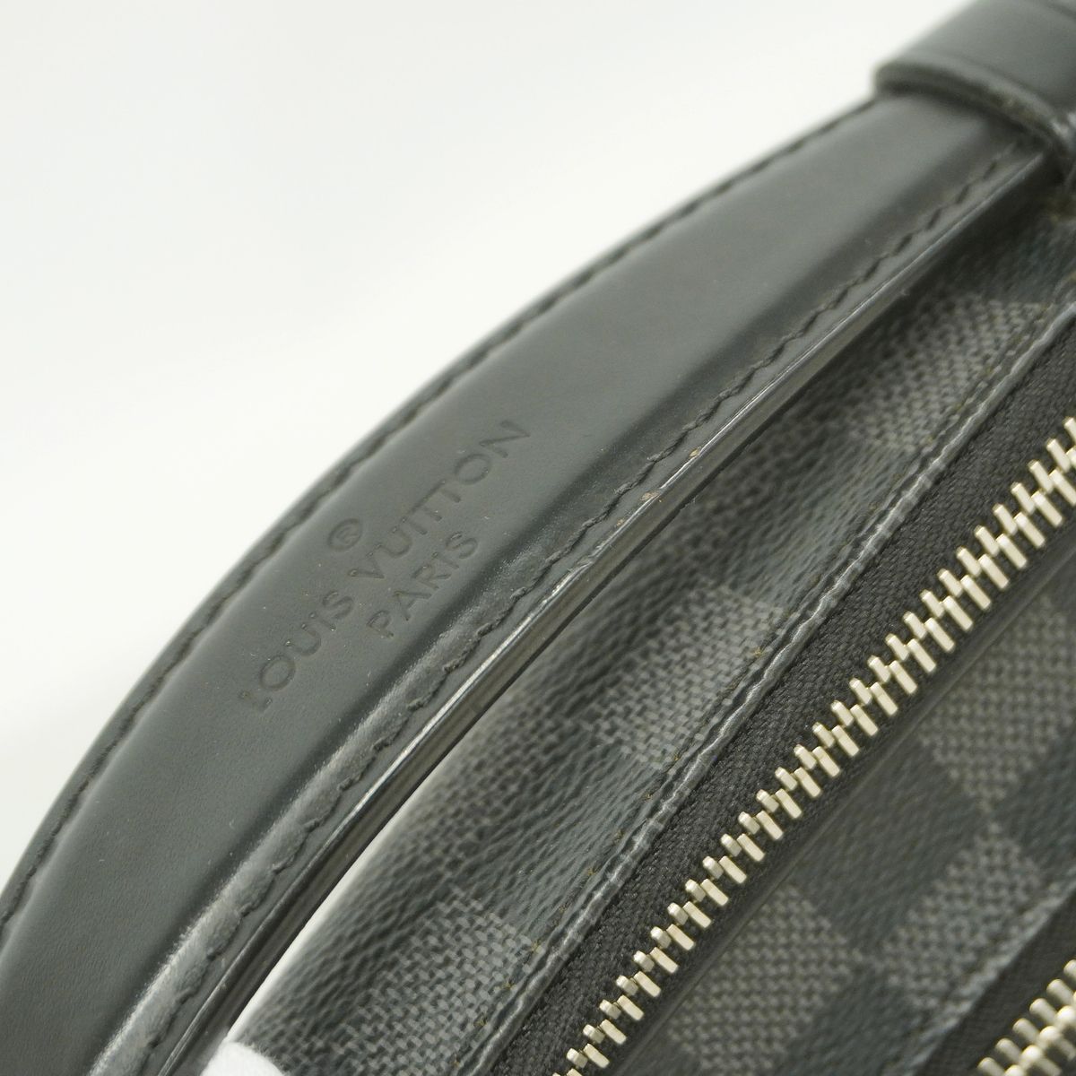 Louis Vuitton Belt Bag Damier Graphite Ambler Black — view 8