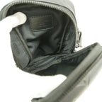 Louis Vuitton Shoulder Bag Monogram Shadow Double Phone Pouch Black — view 4