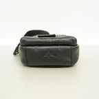 Louis Vuitton Shoulder Bag Monogram Shadow Double Phone Pouch Black — view 3