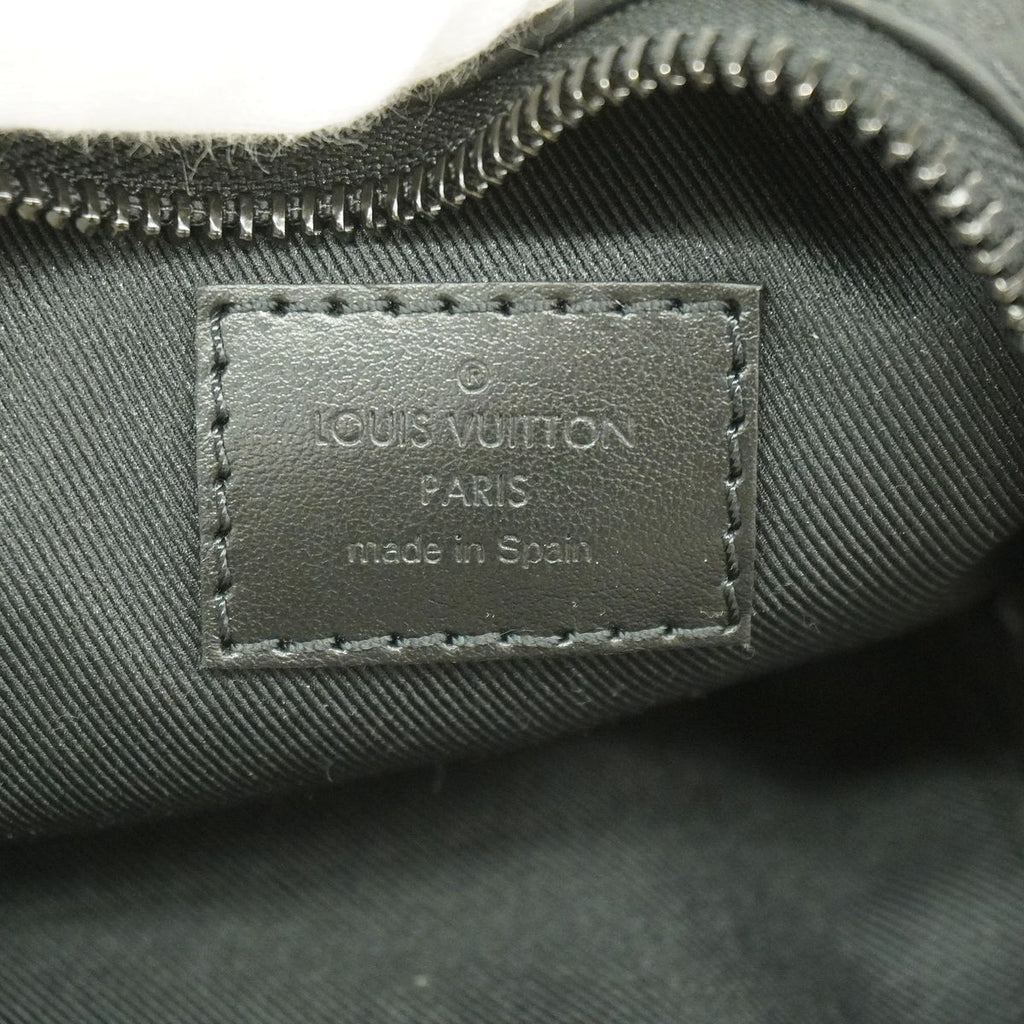 Louis Vuitton Shoulder Bag Monogram Shadow Double Phone Pouch Black — view 5