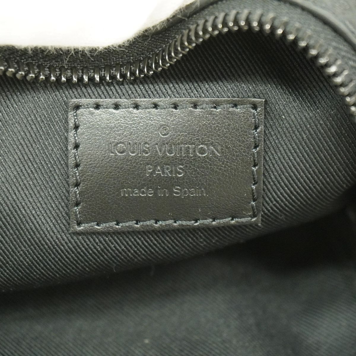 Louis Vuitton Shoulder Bag Monogram Shadow Double Phone Pouch Black — view 5