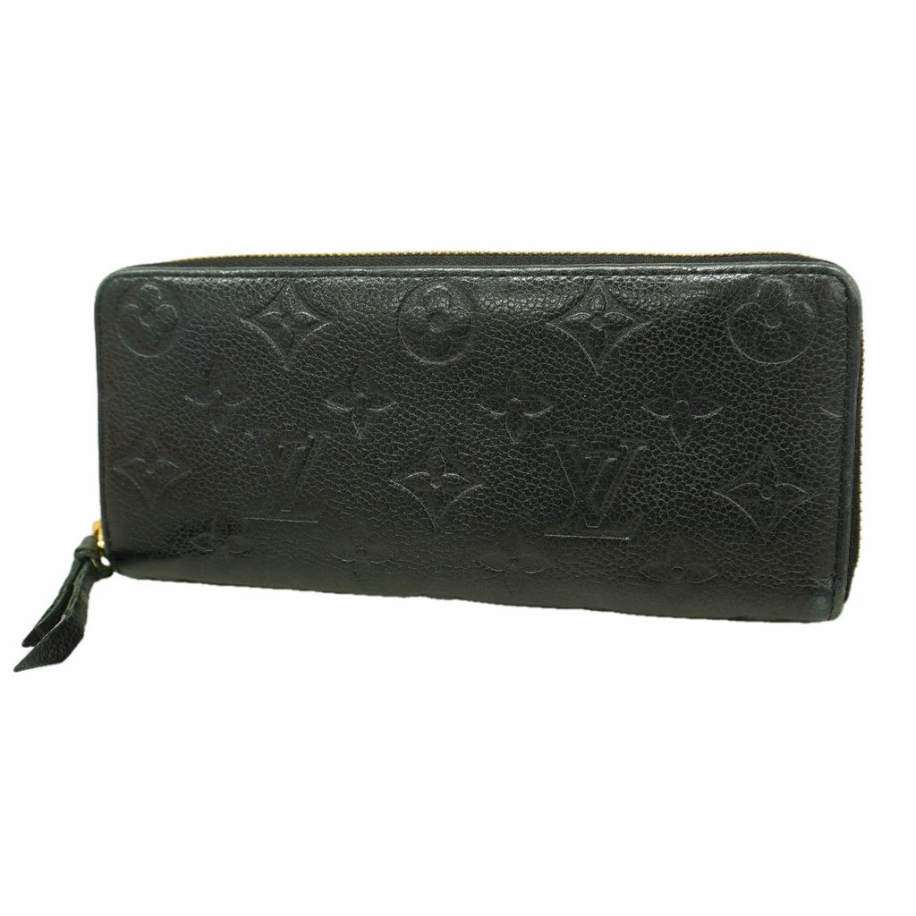 Louis Vuitton Wallet Monogram Empreinte Portefeuille Clemence Noir