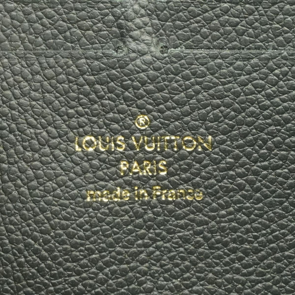 Louis Vuitton Wallet Monogram Empreinte Portefeuille Clemence Noir — view 4