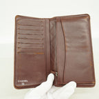 Chanel Wallet Quilted Lambskin Black Silver — view 3