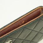 Chanel Wallet Quilted Lambskin Black Silver — view 7