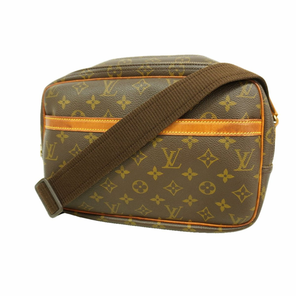 Louis Vuitton Shoulder Bag Monogram Reporter PM Brown