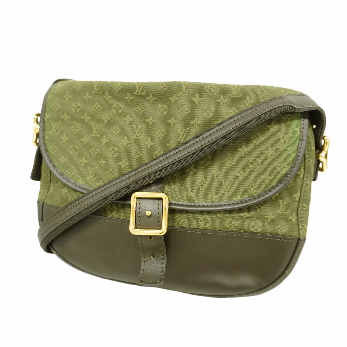 Louis Vuitton Shoulder Bag Monogram Mini Belanger Khaki