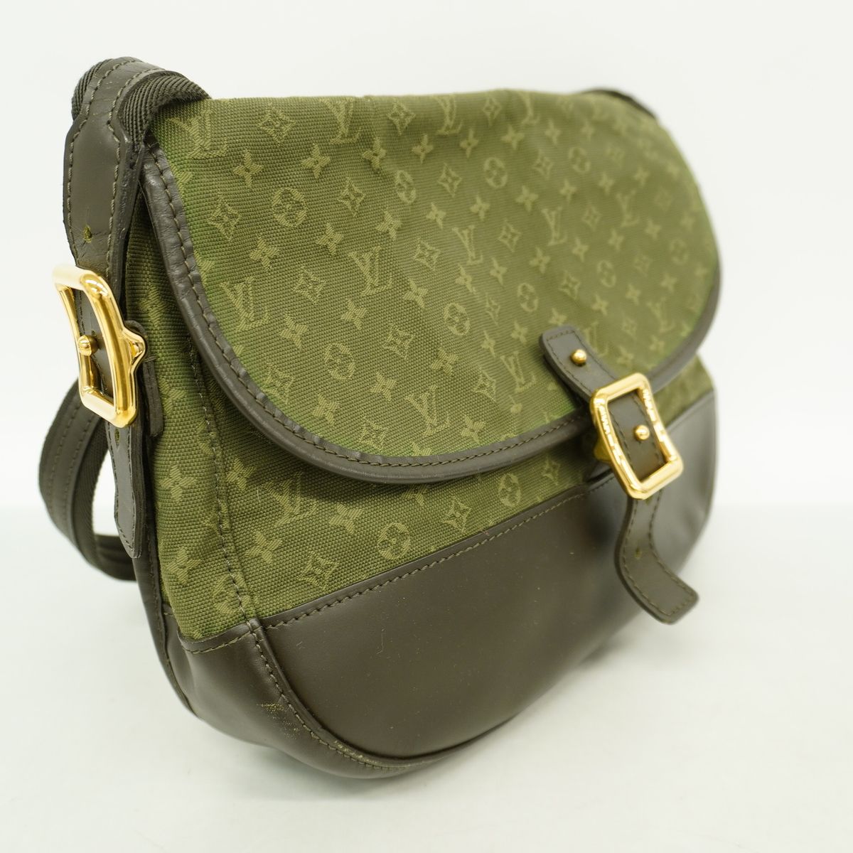 Louis Vuitton Shoulder Bag Monogram Mini Belanger Khaki — view 2