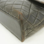 Chanel Handbag Quilted Lambskin Black Gold — view 6
