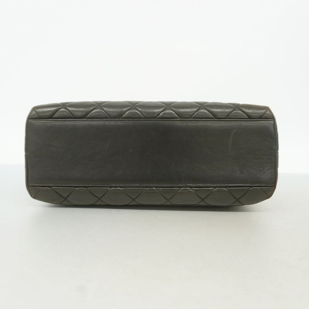 Chanel Handbag Quilted Lambskin Black Gold — view 3