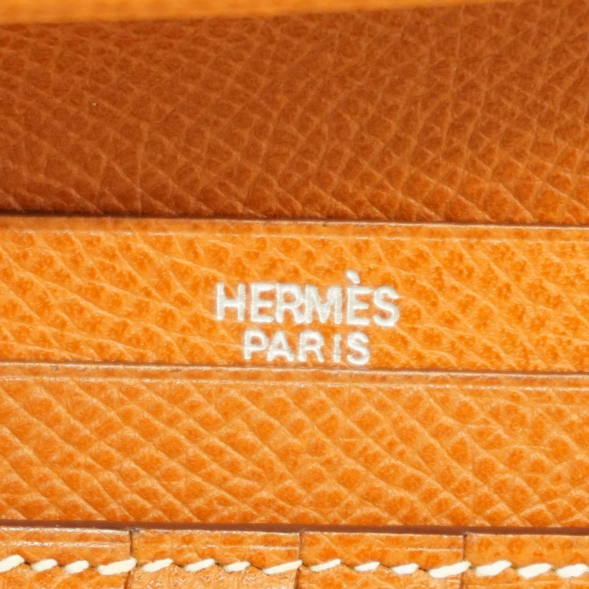 Hermes Wallet Bearn Compact Veau Epsom Gold Silver — view 4