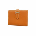 Hermes Wallet Bearn Compact Veau Epsom Gold Silver