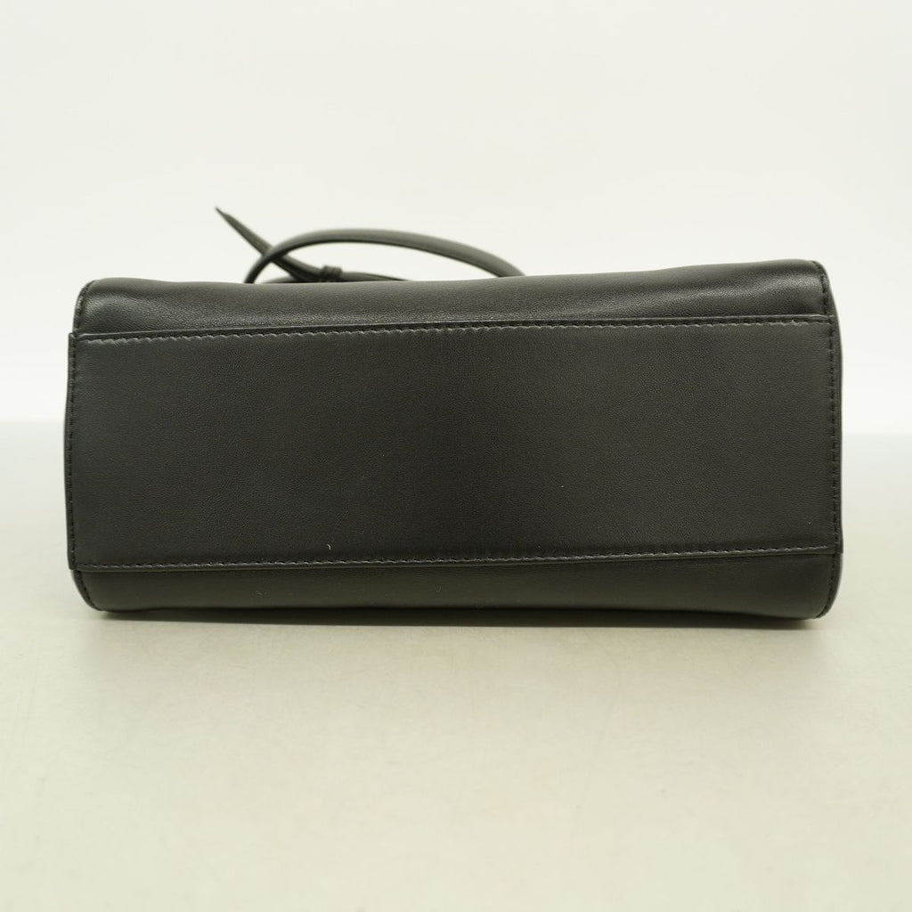 Fendi Handbag Mini Peekaboo Leather Black Gold 2-Way Bag — view 3