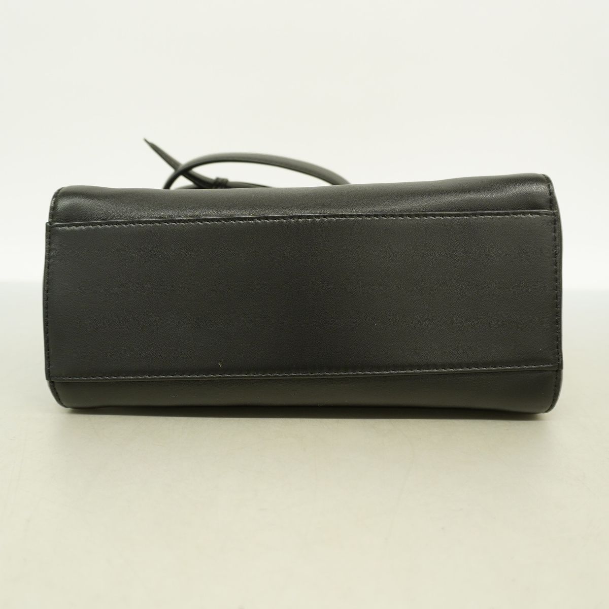 Fendi Handbag Mini Peekaboo Leather Black Gold 2-Way Bag — view 3