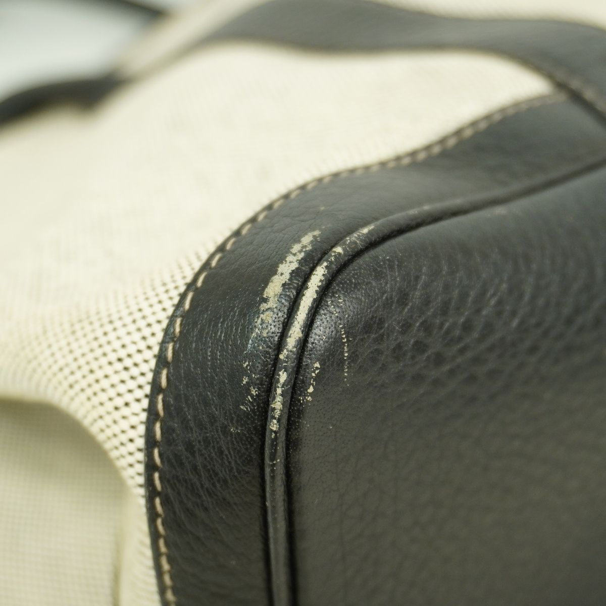 Hermes Tote Bag Garden Party PM Toile H Black Silver — view 6