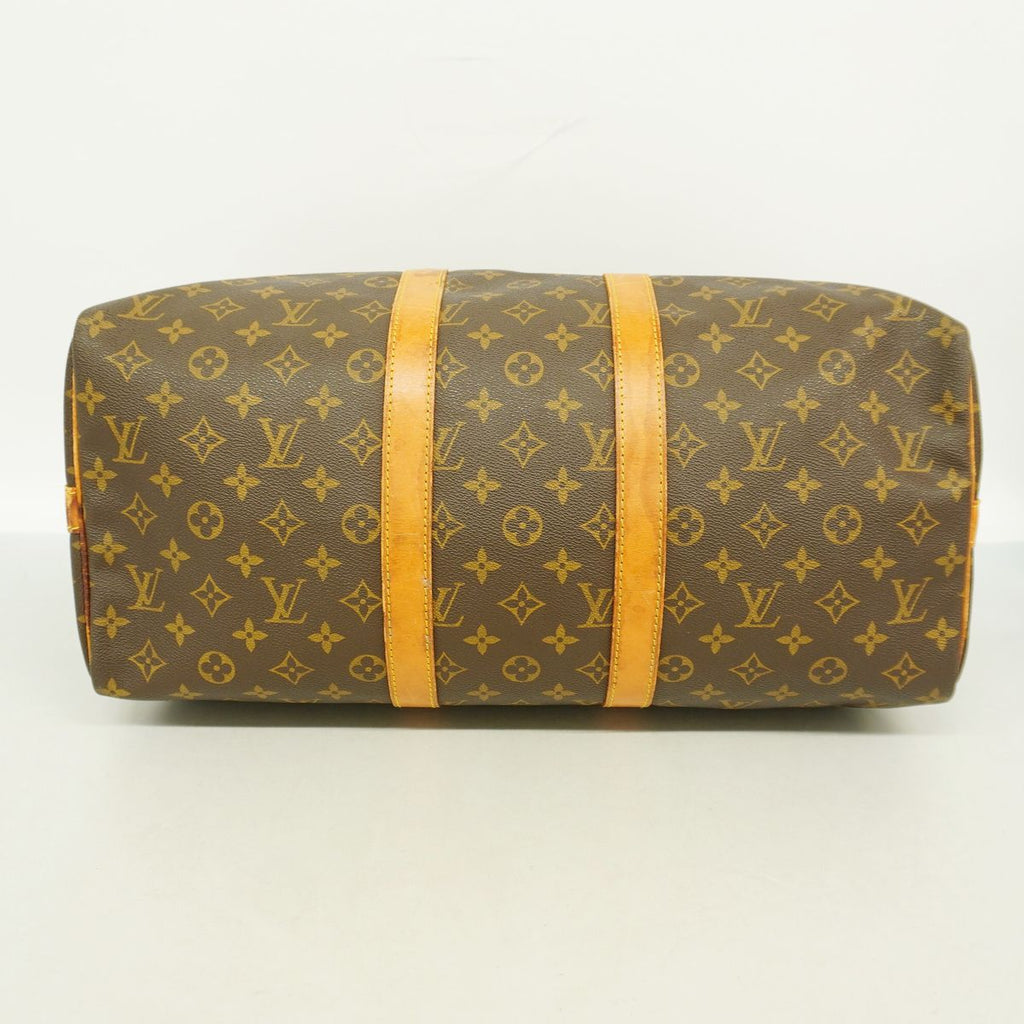 Louis Vuitton Boston Bag Monogram Keepall Bandouliere 45 Brown — view 3