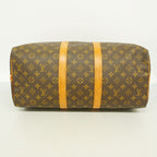 Louis Vuitton Boston Bag Monogram Keepall Bandouliere 45 Brown — view 3