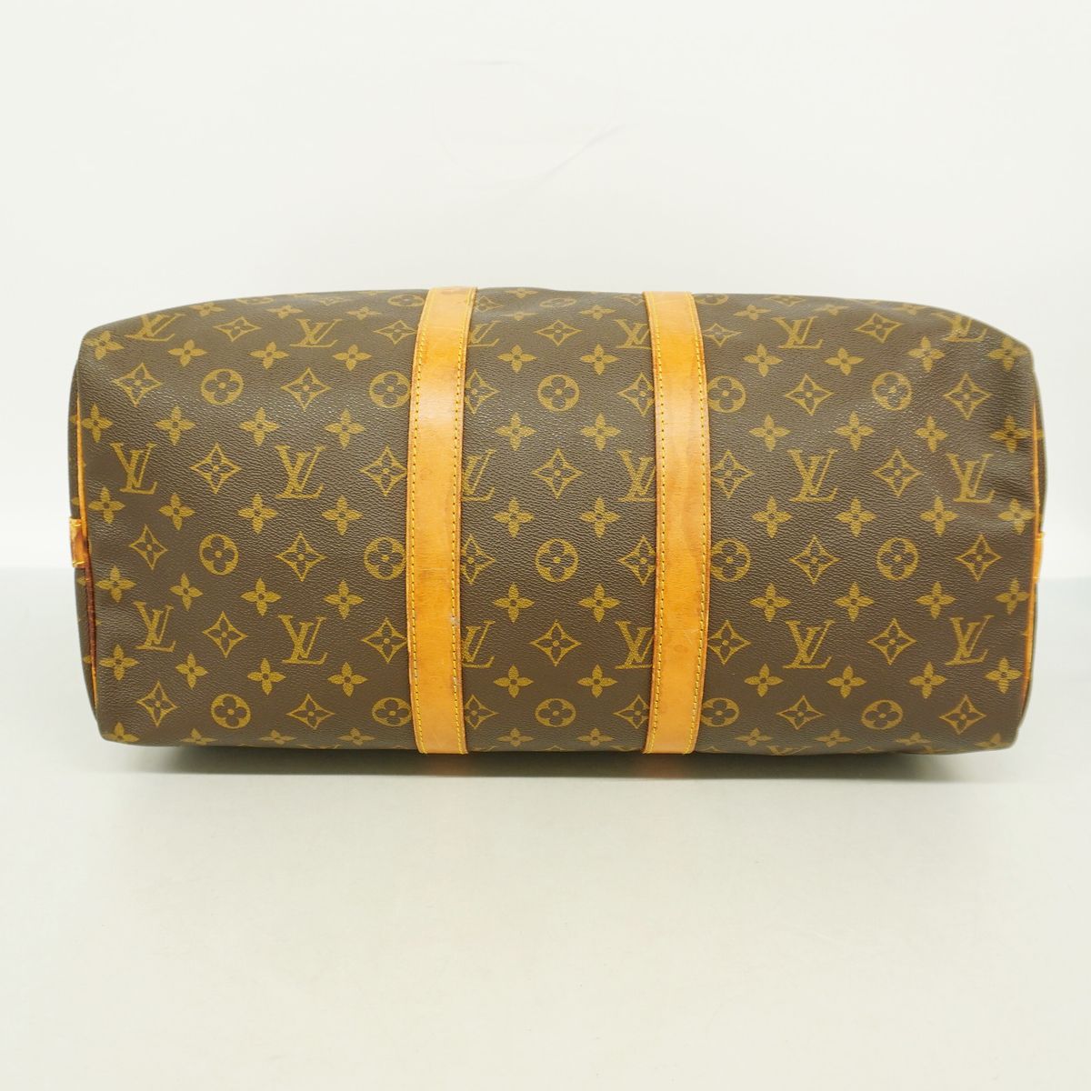 Louis Vuitton Boston Bag Monogram Keepall Bandouliere 45 Brown — view 3