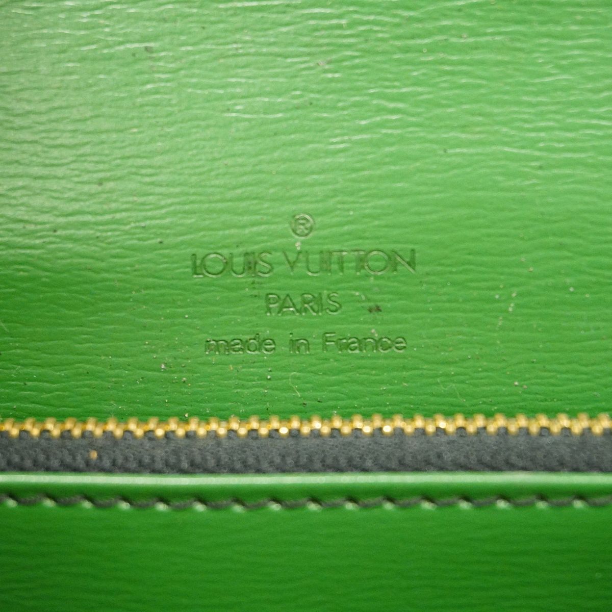 Louis Vuitton Shoulder Bag Epi Run Noir Green — view 5