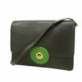 Louis Vuitton Shoulder Bag Epi Run Noir Green
