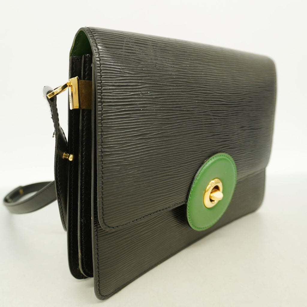 Louis Vuitton Shoulder Bag Epi Run Noir Green — view 2
