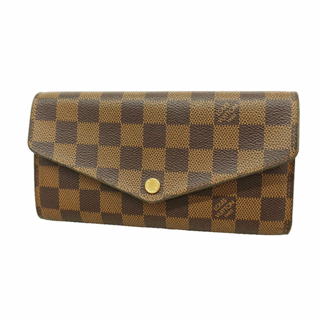 Louis Vuitton Wallet Damier Portefeuille Sarah Ebene