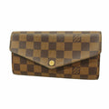 Louis Vuitton Wallet Damier Portefeuille Sarah Ebene