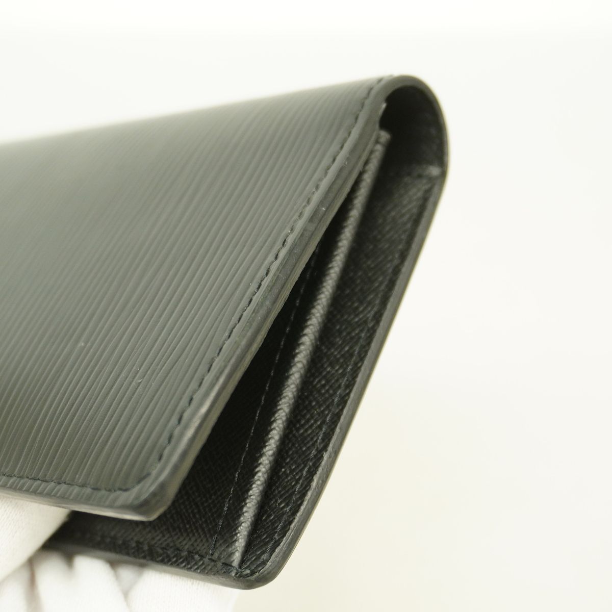Louis Vuitton Wallet Epi Portefeuille Plaza Noir — view 5