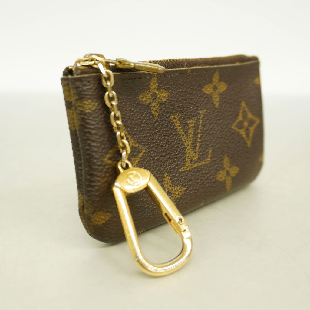 Louis Vuitton Coin Purse Monogram Pochette Cles Brown — view 2