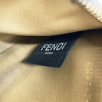 Fendi Coin Purse Zucca Leather Beige Gold — view 4