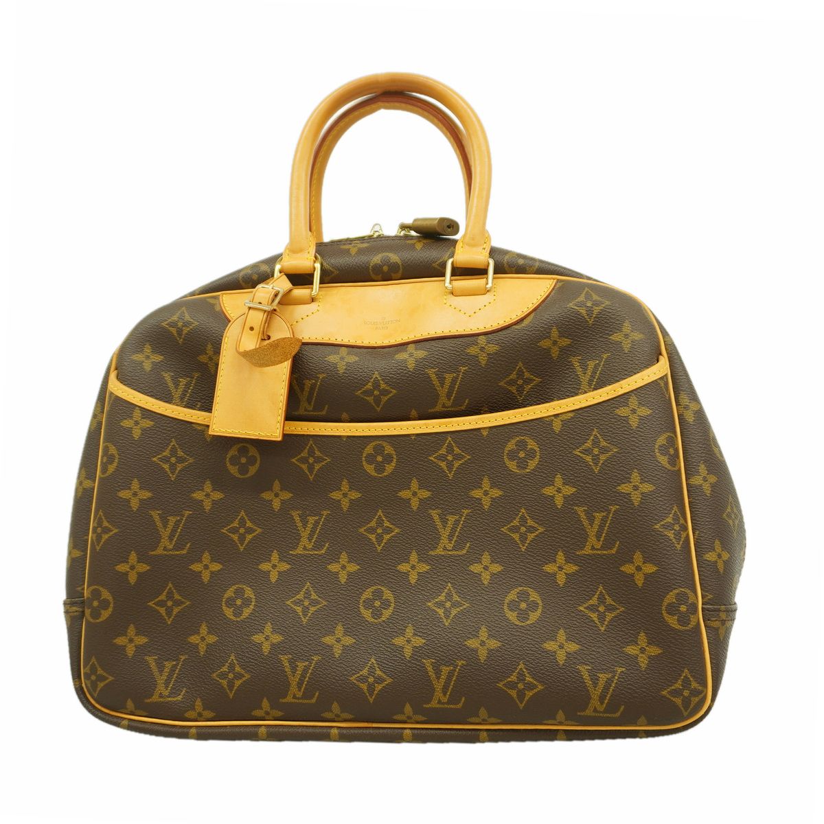Louis Vuitton Handbag Monogram Deauville Brown