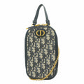 Dior Fon Pouch Oblique Canvas Navy Gold