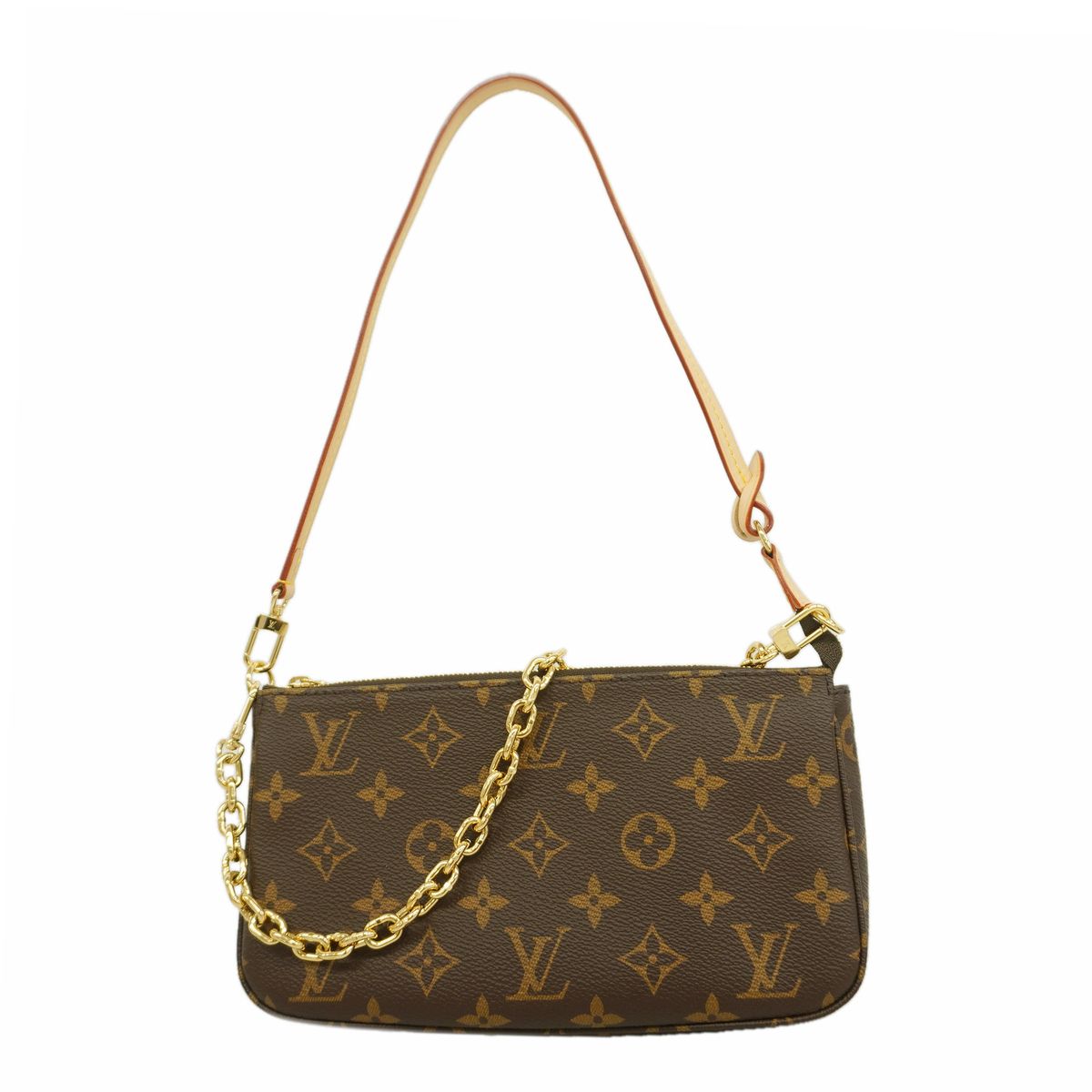 Louis Vuitton Pouch Monogram Pochette Accessoires Brown 2-Way