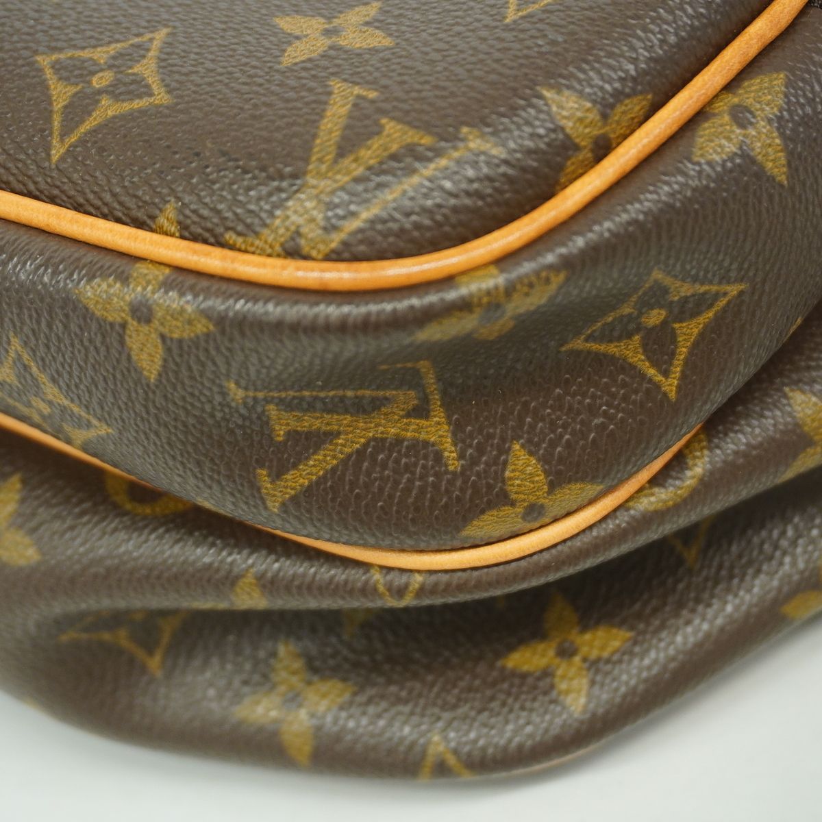 Louis Vuitton Shoulder Bag Monogram Reporter PM Brown — view 6