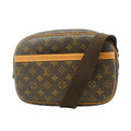 Louis Vuitton Shoulder Bag Monogram Reporter PM Brown