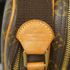 Louis Vuitton Shoulder Bag Monogram Reporter PM Brown — view 5
