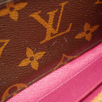 Louis Vuitton Wallet Monogram Portefeuille Clemence Hot Pink — view 8