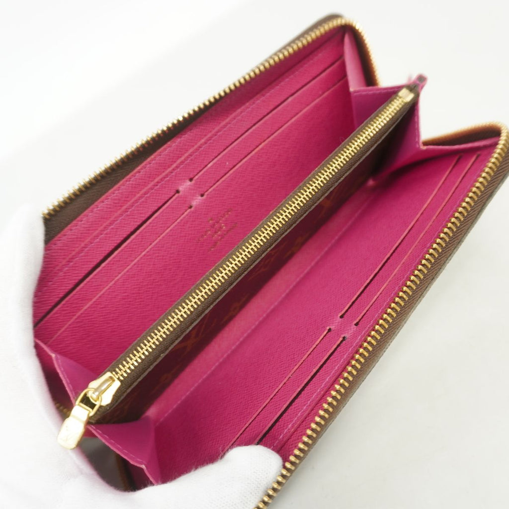 Louis Vuitton Wallet Monogram Portefeuille Clemence Hot Pink — view 3