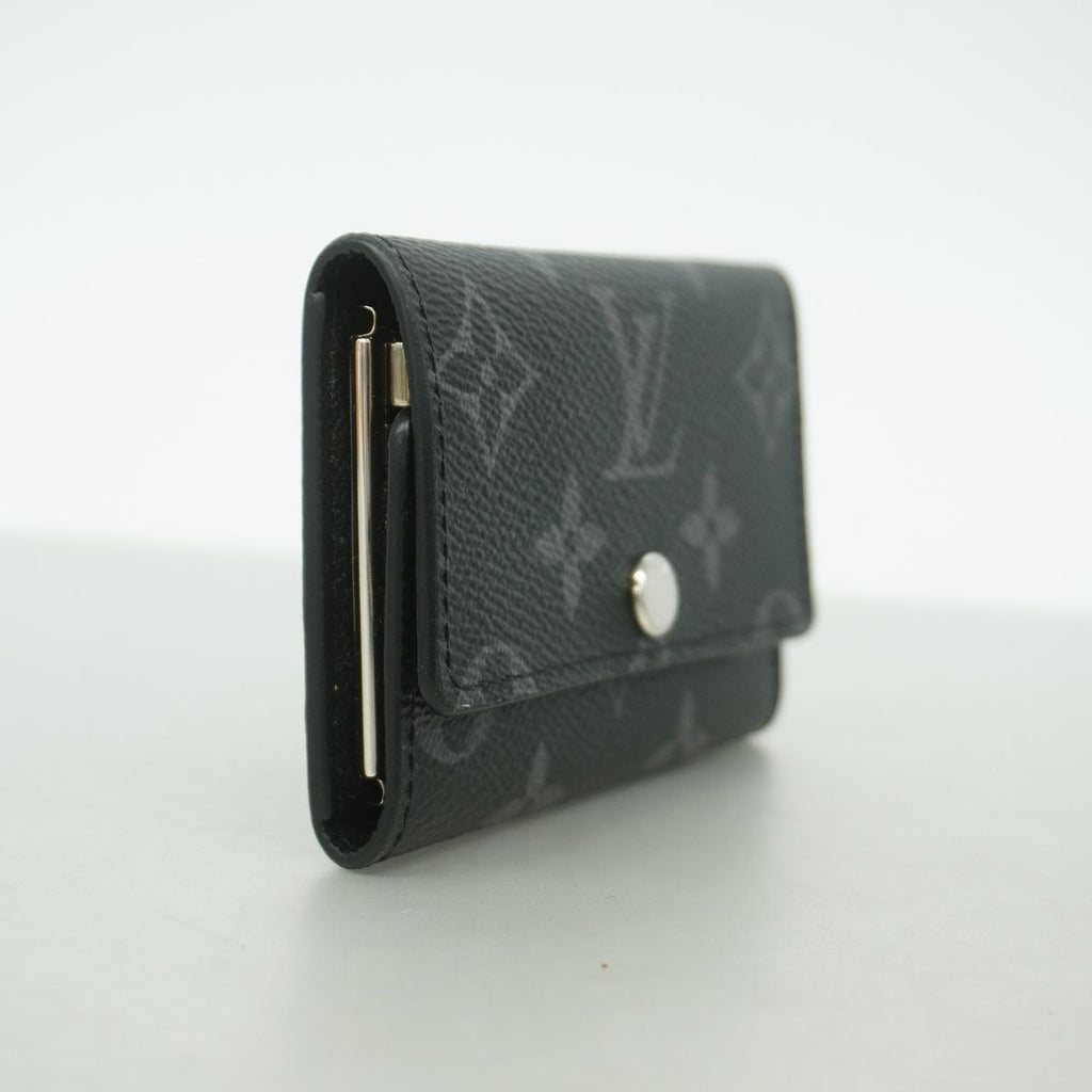Louis Vuitton Key Case Monogram Eclipse Multicles 6 Black Key Holder — view 2