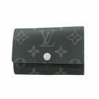 Louis Vuitton Key Case Monogram Eclipse Multicles 6 Black Key Holder